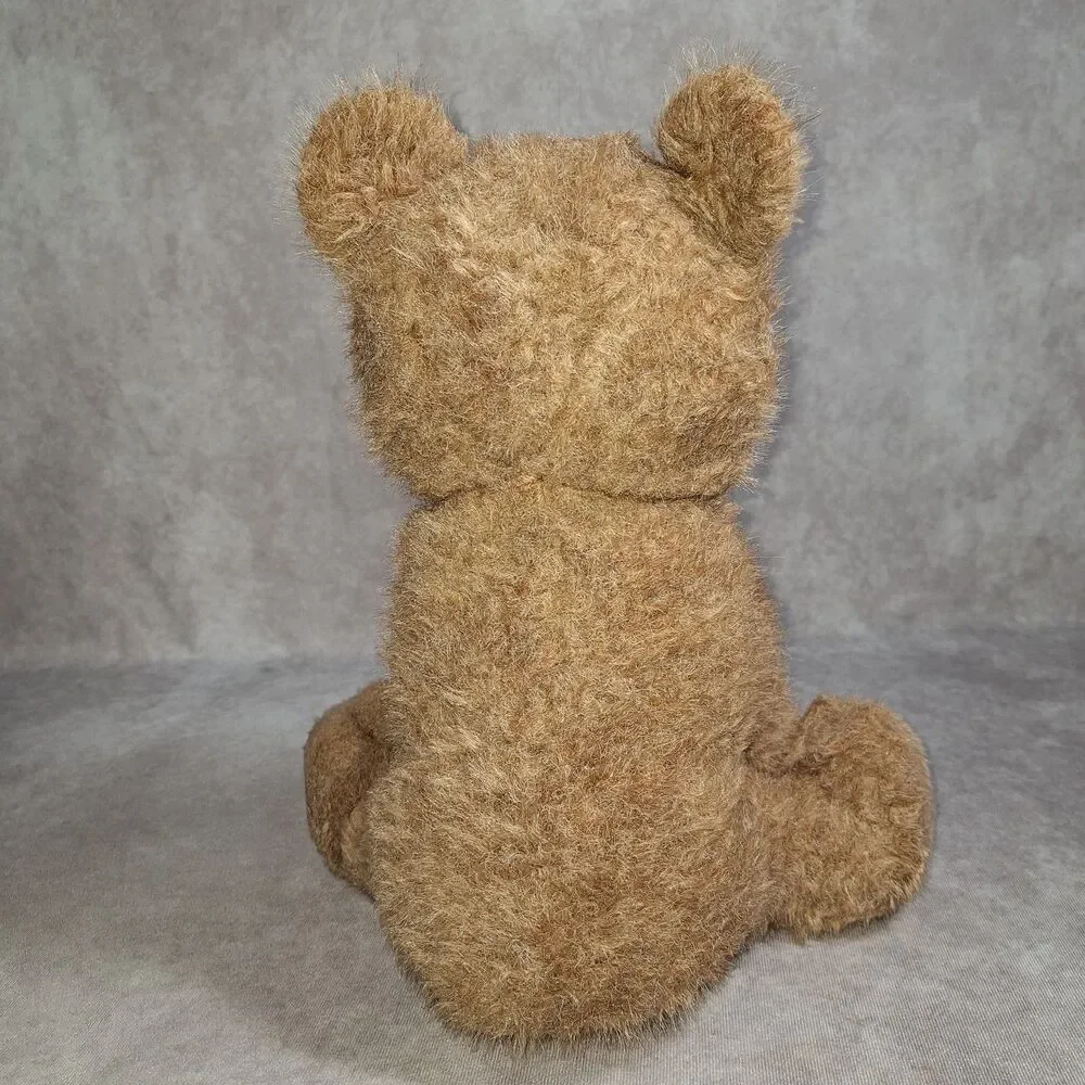 VTG 1976 Dakin Pillow Pet Stuffed Plush Sitting Teddy Bear Brown